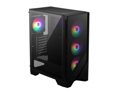 MSI MAG Forge 120A AIRFLOW Caja para PC Midi Tower Negro, Transparente