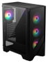 MSI MAG Forge 120A AIRFLOW Caja para PC Midi Tower Negro, Transparente