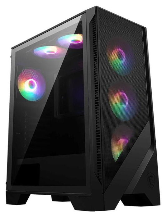 MSI MAG Forge 120A AIRFLOW Caja para PC Midi Tower Negro, Transparente