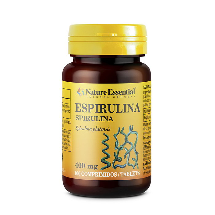 NATURE ESSENTIAL Espirulina 400 mg, 100 comprimidos