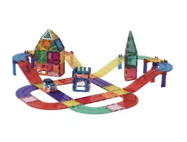 Amaya Juego Didáctico Circuito de Coches Magnético 108 Piezas para Niños