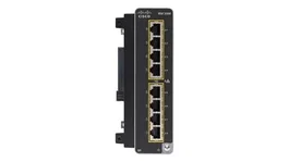 Cisco Switch IEM-3300-8P Gestionado L2 de 8 Puertos Gigabit Ethernet (10/100/1000) con Energía sobre Ethernet (PoE) para Montaje en Rack - Negro