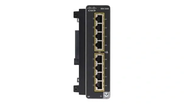 Cisco IEM-3300-8P= Switch Gestionado L2 Gigabit Ethernet con 8 Puertos PoE Negro Cisco IEM-3300-8P= Switch Gestionado L2 Gigabit Ethernet con 8 Puertos PoE Negro