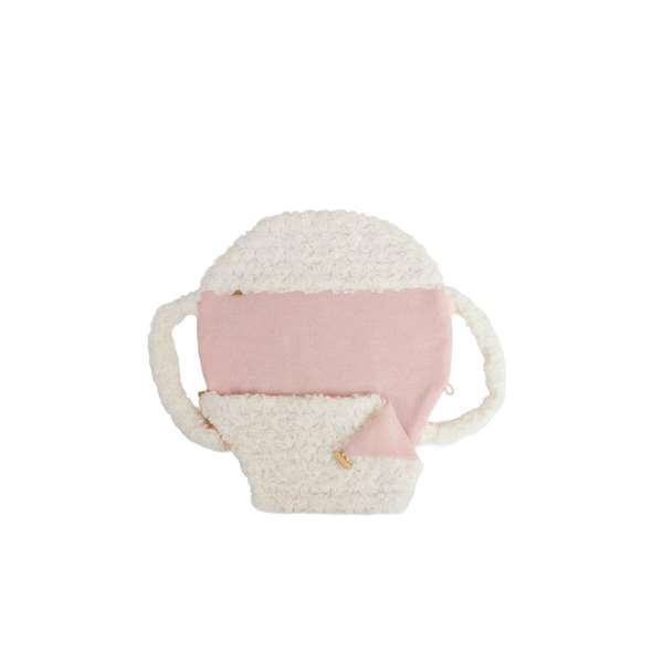 Muñecas Arias Muñeca Reborn Mabel Rosa 35 cm con Saco y Portabebé - Juguete para Niñas