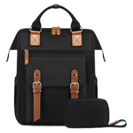 Extralink Mochila de viaje EX.95733 Negro y Beige con Organizador