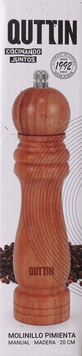 Quttin Molinillo de Pimienta de Madera (20 Unidades)