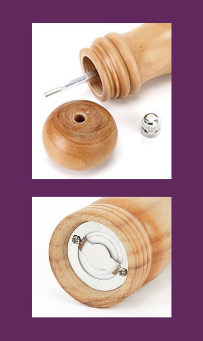 Quttin Molinillo de Pimienta de Madera (20 Unidades)