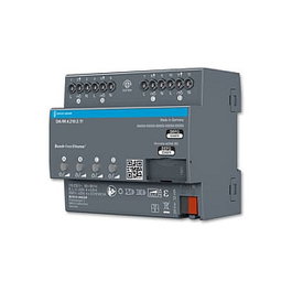 Busch-Jaeger Regulador de Intensidad DA/M.4.210.2.11 - Dimmaktor 4-Fach, Gris, Montaje en Carril DIN, IP20, 110-230V