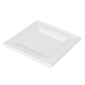 Duni Plato Cuad. Bagazo Blanco 16x16 cm - 1000 Unidades, Apto Un Solo Uso Duni Plato Cuad. Bagazo Blanco 16x16 cm - 1000 Unidades, Apto Un Solo Uso