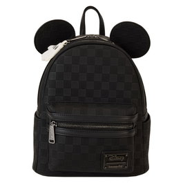 Loungefly Mochila Disney Mickey Ear 26cm Piel Vegana Bolsillos Cierre Cremallera