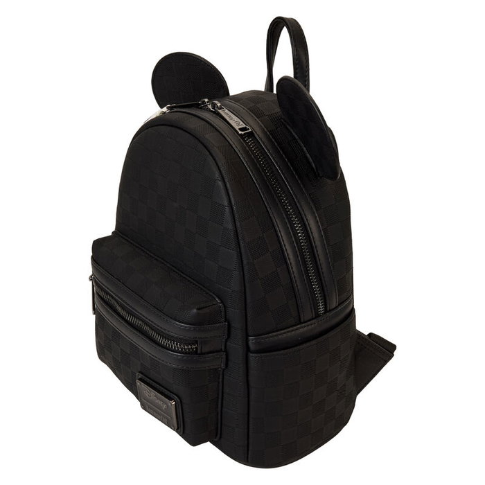 Loungefly Mochila Disney Mickey Ear 26cm Piel Vegana Bolsillos Cierre Cremallera