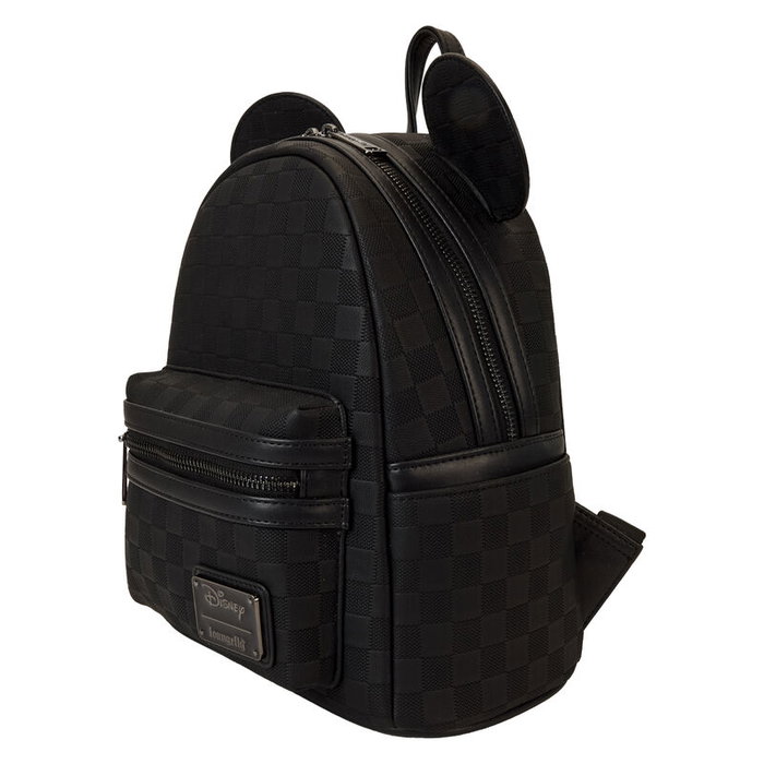 Loungefly Mochila Disney Mickey Ear 26cm Piel Vegana Bolsillos Cierre Cremallera
