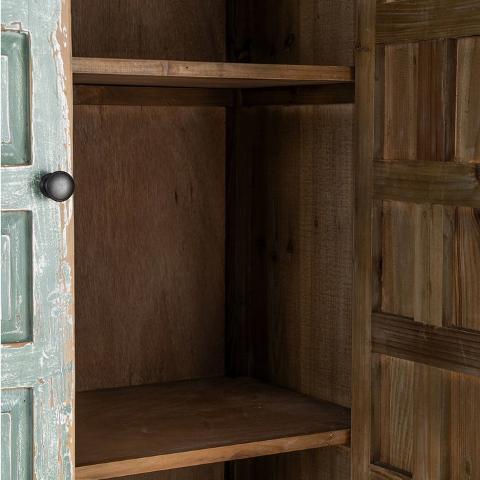 Armario Madera Reciclada Salón 96 X 45 X 181 cm