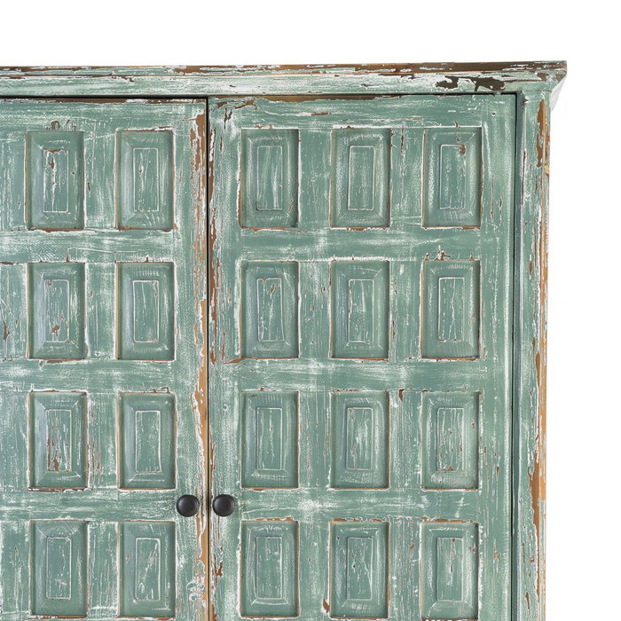 Armario Madera Reciclada Salón 96 X 45 X 181 cm