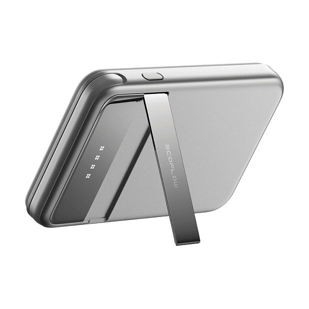 EcoFlow EF-RAPID5000-EU Rapid 5000 Power Bank 5000 mAh Plata - Batería Externa con Carga Rápida Power Delivery 65W USB-C y Carga Inalámbrica 15W