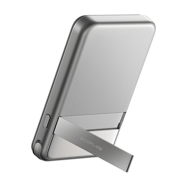 EcoFlow EF-RAPID5000-EU Rapid 5000 Power Bank 5000 mAh Plata - Batería Externa con Carga Rápida Power Delivery 65W USB-C y Carga Inalámbrica 15W