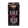 Bahco Juego de 5 Destornilladores Aislados VDE para Electricistas - Planos (pl) y Phillips (ph) con Mangos Ergonómicos - 3x100, 4x100, 5.5x125, PH1x80, PH2x100