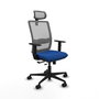 PIQUERAS Y CRESPO Silla de oficina Haches con mecanismo Sincro/Traslack Azul y Gris