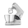 Kenwood KVC65.001WH Titanium Chef Baker 5L Robot de Cocina Multifunción, Batidora Amasadora 1200W, Tazón Acero Inoxidable Blanco, Capacidad 2.18kg Masa de Pan