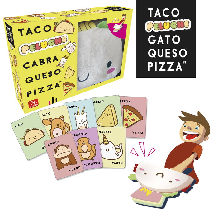 Ludilo Juego Taco Peluche con 65 cartas y manopla de peluche Ludilo Juego Taco Peluche con 65 cartas y manopla de peluche