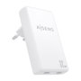 Aisens Cargador de Pared GaN Ultra Delgado 65W 2xUSB-C Blanco