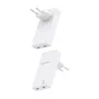 Aisens Cargador de Pared GaN Ultra Delgado 65W 2xUSB-C Blanco ASCH-65W2P077-W