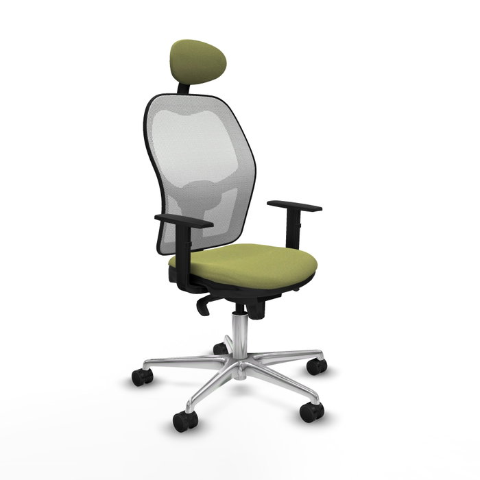 PIQUERAS Y CRESPO Silla de oficina Jorquera Verde oliva y Blanco PIQUERAS Y CRESPO Silla de oficina Jorquera Verde oliva y Blanco