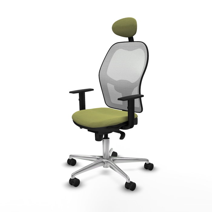 PIQUERAS Y CRESPO Silla de oficina Jorquera Verde oliva y Blanco PIQUERAS Y CRESPO Silla de oficina Jorquera Verde oliva y Blanco