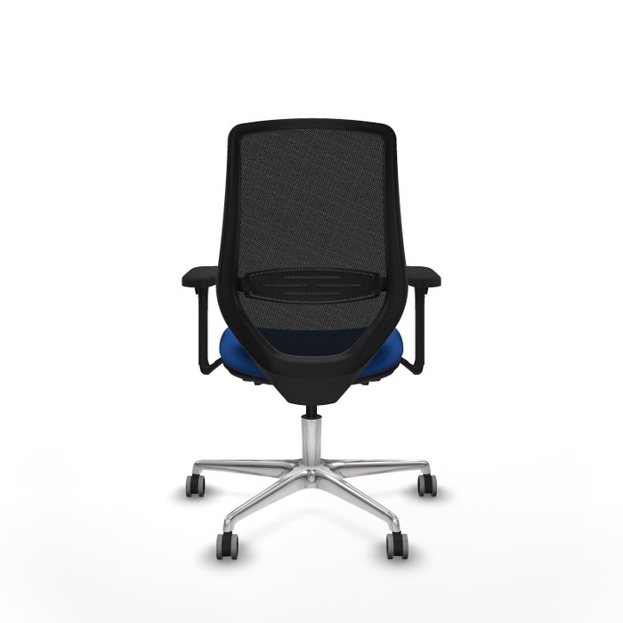 PIQUERAS Y CRESPO Silla de oficina Mardos con mecanismo Sincro/Traslack Azul/Negro
