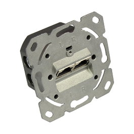 GoodConnections Toma de red Cat. 6A, 2xRJ45, Gris
