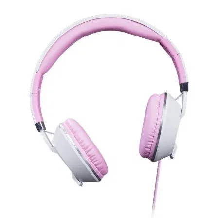 AURICULARES DIADEMA HIDITEC COOL KIDS PINK - ALTAVOCES 40MM - 92DB - MICRÓFONO INTEGRADO EN CABLE - CONECTOR 3.5MM - PLEGABLES