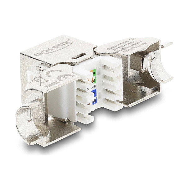 DeLOCK 90798 Módulo Keystone RJ45 para LSA Cat.6A blindado con ángulo de 45°