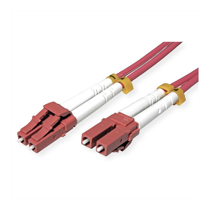 ROLINE Cable de fibra óptica OM4 LC/LC 5 m Violeta