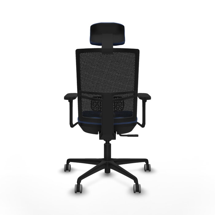 PIQUERAS Y CRESPO Silla de oficina Yunquera con mecanismo Sincro, Azul marino y Negro PIQUERAS Y CRESPO Silla de oficina Yunquera con mecanismo Sincro, Azul marino y Negro