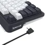 Redragon Ucal K673WB-RGB-M Teclado Mecánico Gaming 81 Teclas RGB Wired USB-C Blanco Negro Layout Polaco