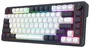 Redragon Ucal K673WB-RGB-M Teclado Mecánico Gaming 81 Teclas RGB Wired USB-C Blanco Negro Layout Polaco