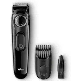 Braun BT3022 Cortabarbas Recargable para Hombre, Recortadora de Barba con 20 Ajustes de Longitud, Cabezal Lavable, 3 Accesorios (Incluye Peine y Batería)