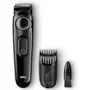 Braun BT3022 Cortabarbas Recargable para Hombre, Recortadora de Barba con 20 Ajustes de Longitud, Cabezal Lavable, 3 Accesorios (Incluye Peine y Batería)