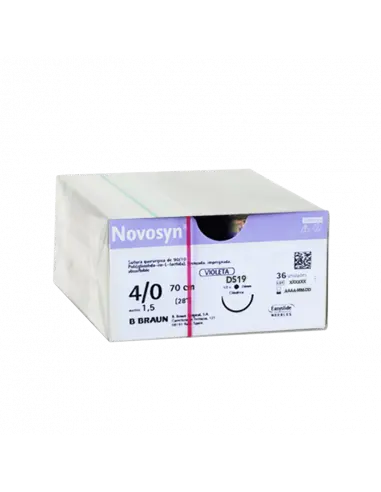 B. Braun MONOSYN VIOLET 4/0 DS19 70CM 36UD B. Braun MONOSYN VIOLET 4/0 DS19 70CM 36UD