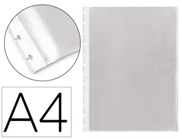 Liderpapel Funda Intercambiable DIN A4, Portada 700 micras, 20 Fundas Extraíbles, Bolsa de 10 Unidades