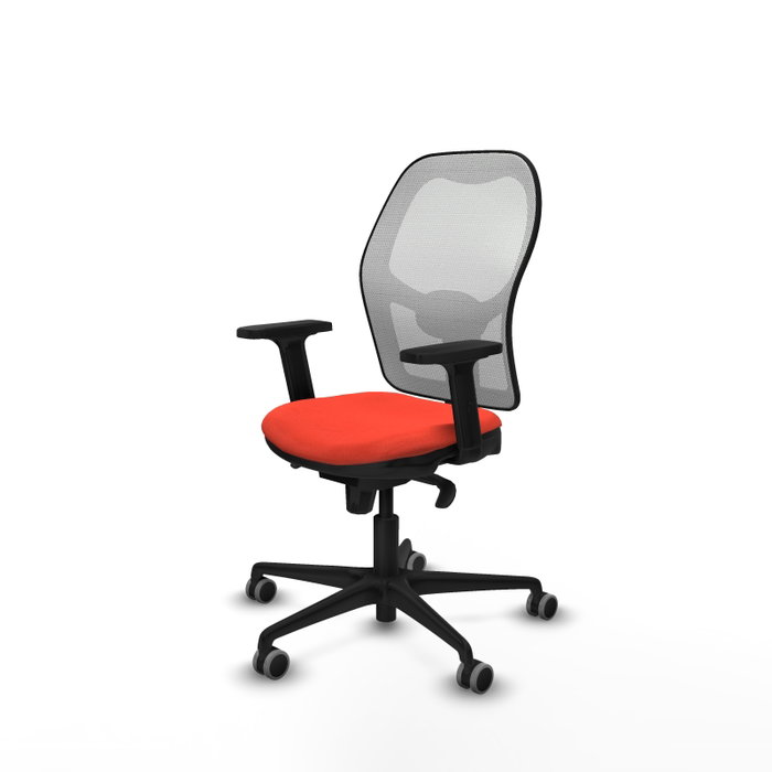 PIQUERAS Y CRESPO Silla de oficina Jorquera Naranja y Blanco