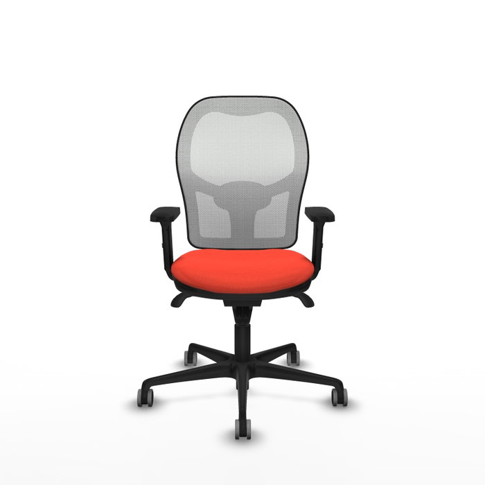 PIQUERAS Y CRESPO Silla de oficina Jorquera Naranja y Blanco