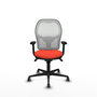 PIQUERAS Y CRESPO Silla de oficina Jorquera Naranja y Blanco