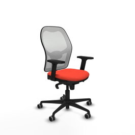 PIQUERAS Y CRESPO Silla de oficina Jorquera Naranja y Blanco