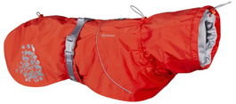 Hurtta Abrigo Monsoon Eco Rojo T.20 Impermeable Reflectante Reciclado