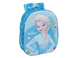 Safta Mochila 3D Frozen, Mochila Infantil Colección Frozen, Dimensiones 330 x 270 x 100 mm