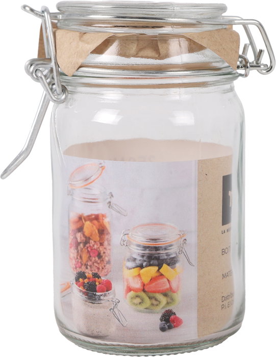 La Mediterranea Tarro Hermético Vidrio Clip 250 ml (36 Unidades)