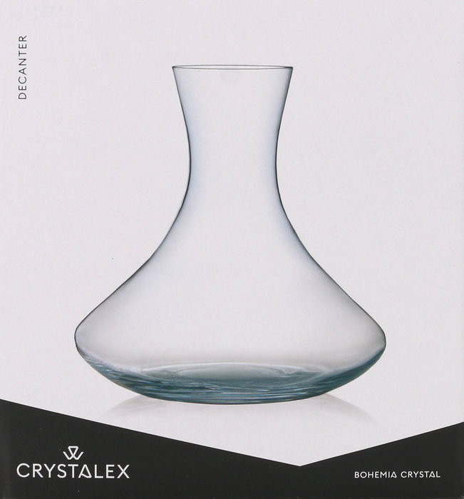 Bohemia Decantador Cristal 1500 ml con Dimensiones 20,5 cm Alto x 19 cm Largo x 7 cm Ancho (6 Unidades)