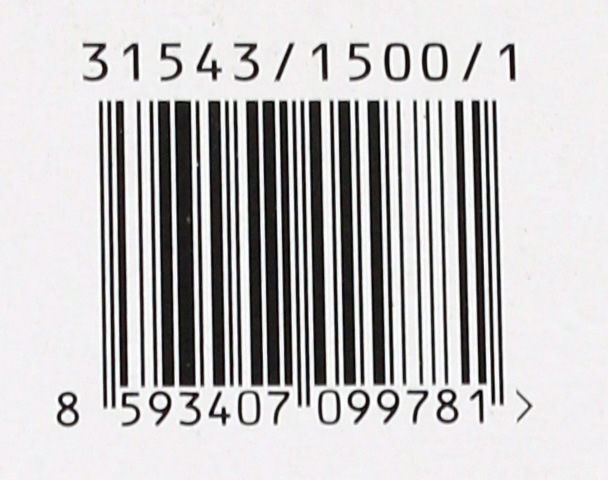 Bohemia Decantador Cristal 1500 ml con Dimensiones 20,5 cm Alto x 19 cm Largo x 7 cm Ancho (6 Unidades)
