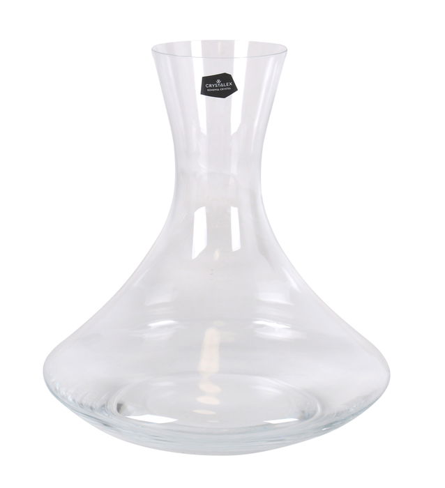Bohemia Decantador Cristal 1500 ml con Dimensiones 20,5 cm Alto x 19 cm Largo x 7 cm Ancho (6 Unidades)